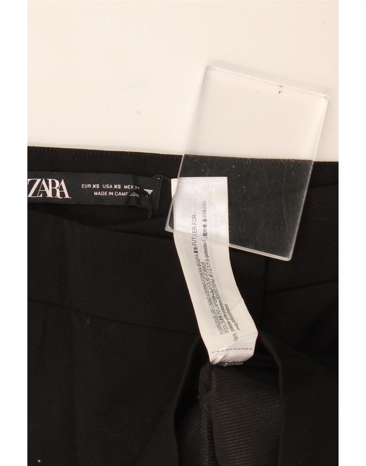 Zara Femme Jupe-short UK 6 XS Noir Polyester