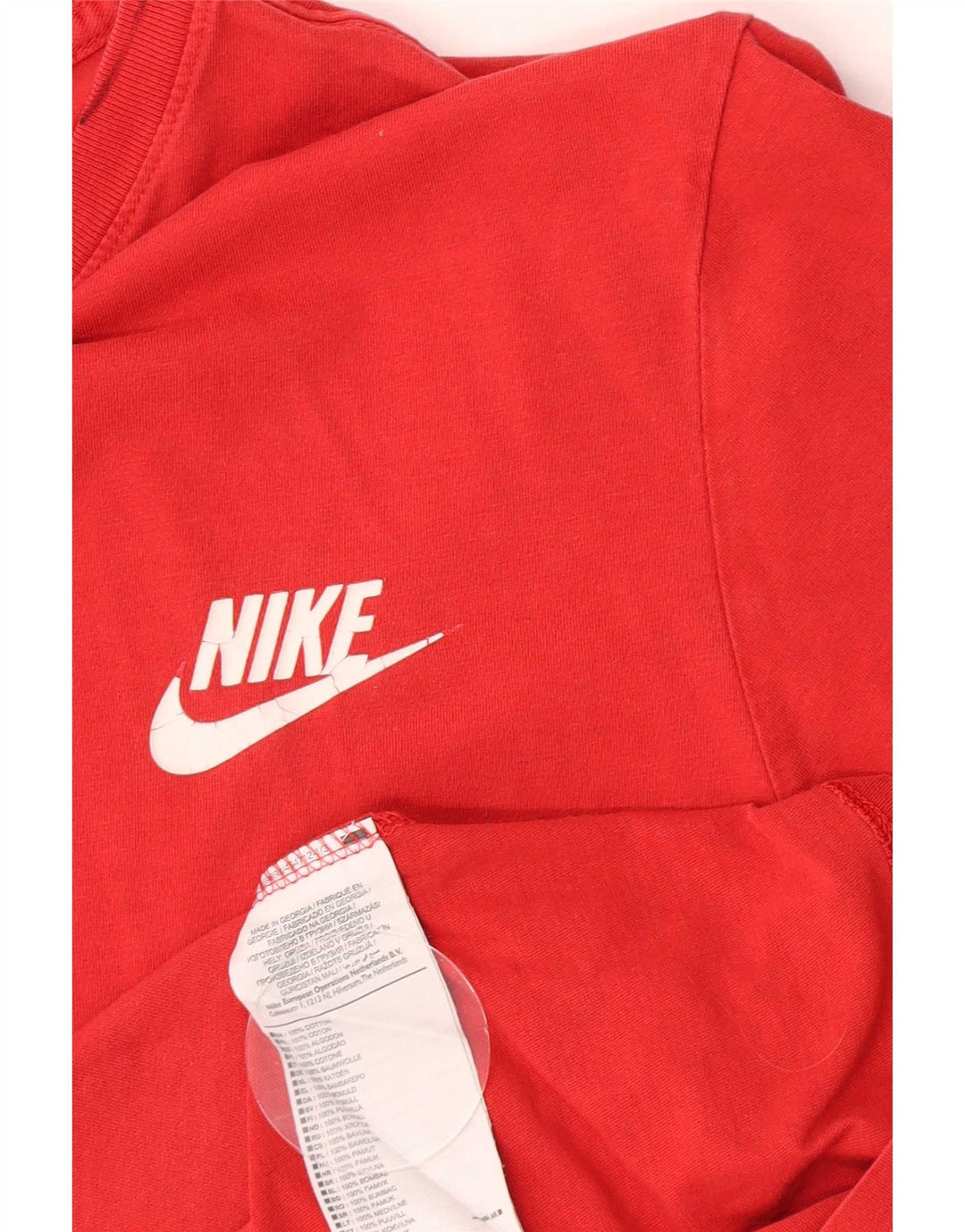Nike T-shirt graphique pour homme en coton rouge Taille L