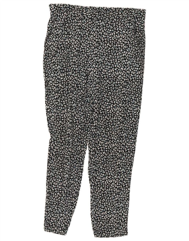 Marks & Spencer Womens Harem Trousers UK 12 Medium W32 L26 Black