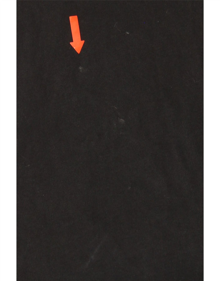 VANS Mens Custom Fit Graphic T-Shirt Top Small Black Cotton Vintage Vans and Second-Hand Vans from Messina Hembry 