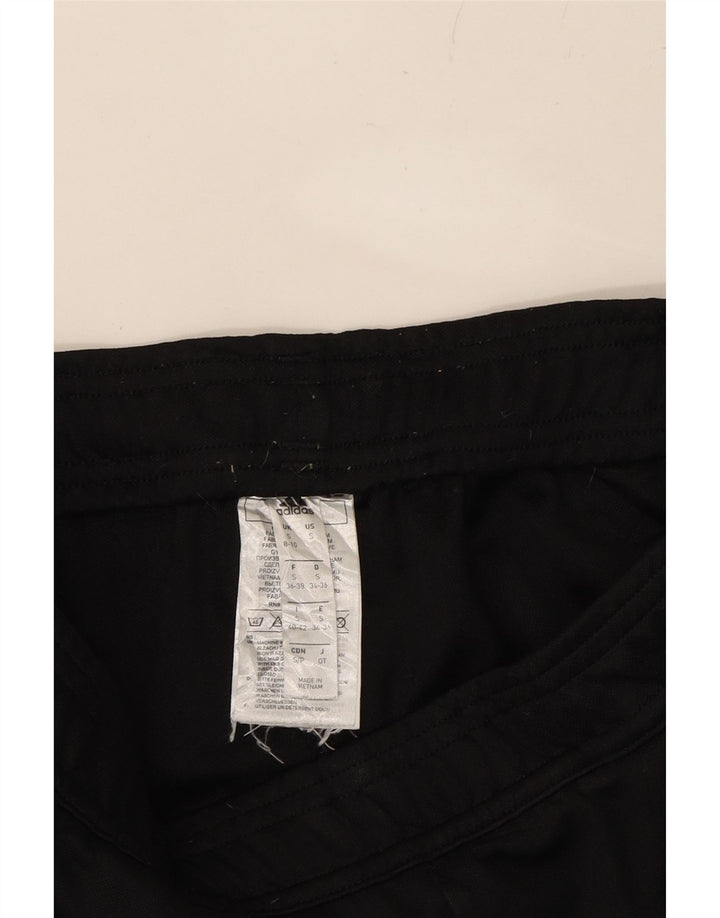 ADIDAS Womens Graphic Tracksuit Trousers UK 8/10 Small  Black Polyester Vintage Adidas and Second-Hand Adidas from Messina Hembry 