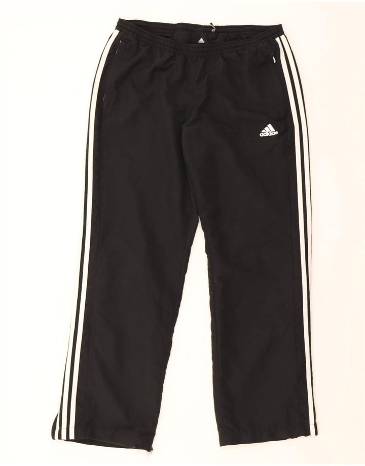 Adidas Womens Tracksuit Trousers UK 16/18 Large Black Polyester