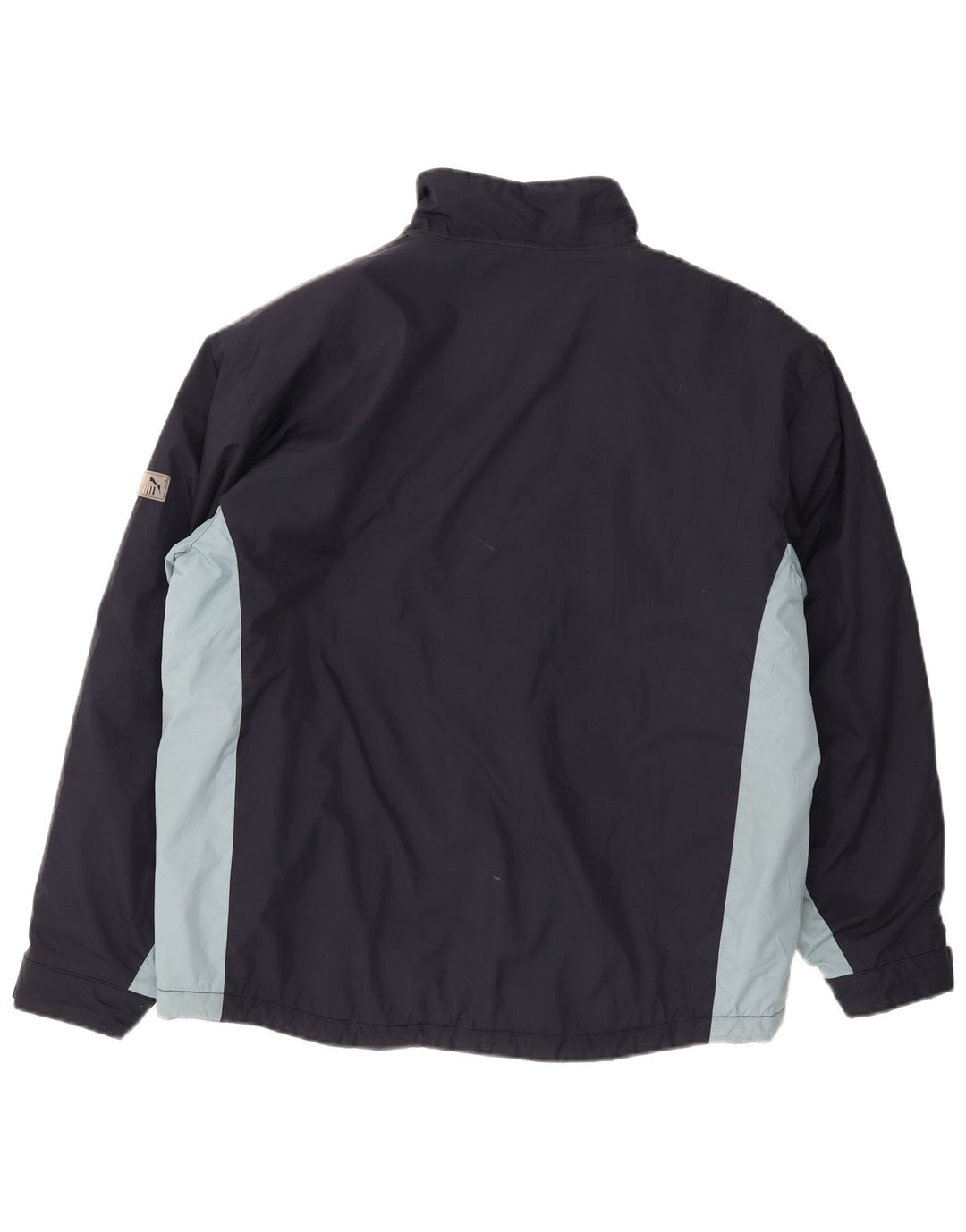 Giacca a vento da uomo Puma UK 42 XL Poliestere color block blu navy