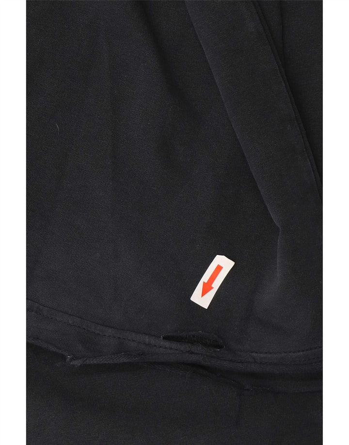 Marks & Spencer Womens Tracksuit Trousers UK 12 Medium  Navy Blue Cotton