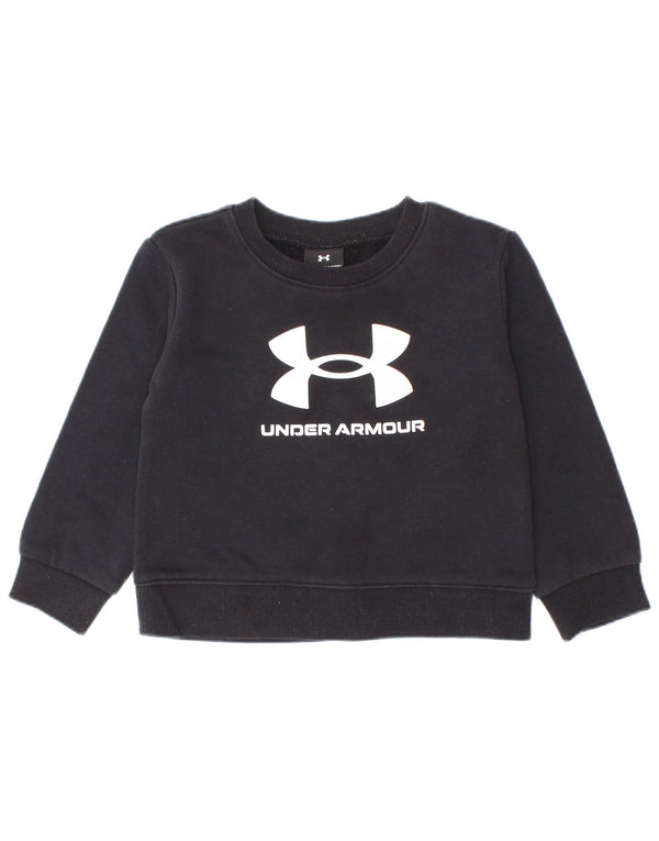 Under Armour Baby Boys Grafisk T-Shirt Top 18-24 måneder Sort Bomuld
