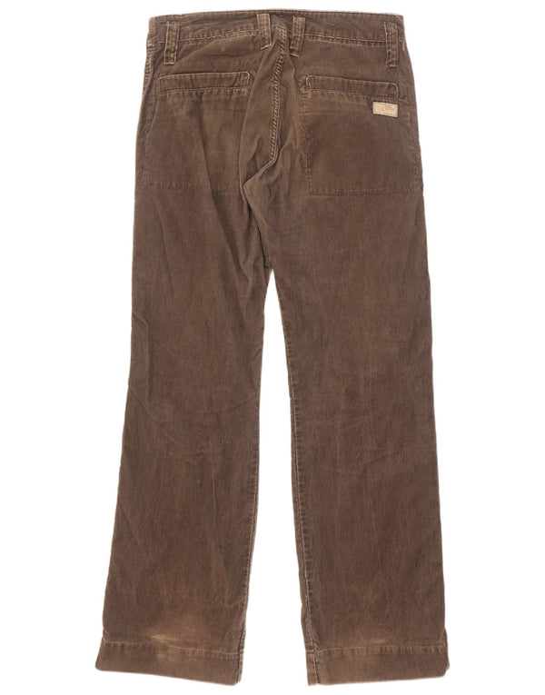 Diesel Mens Straight Corduroy Trousers W30 L33 Grey Cotton