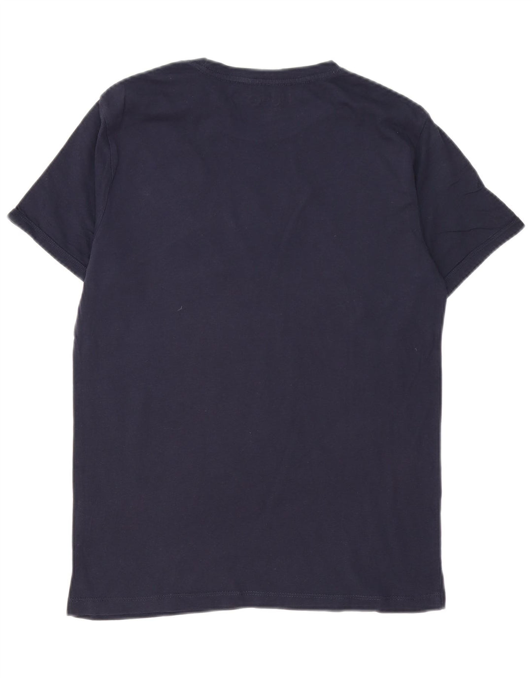 Liu Jo Mens Graphic T-Shirt Top Medium Navy Blue Cotton