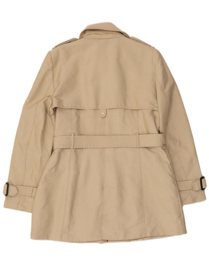 Trench doppiopetto da donna Zara UK 18 XL Poliestere beige