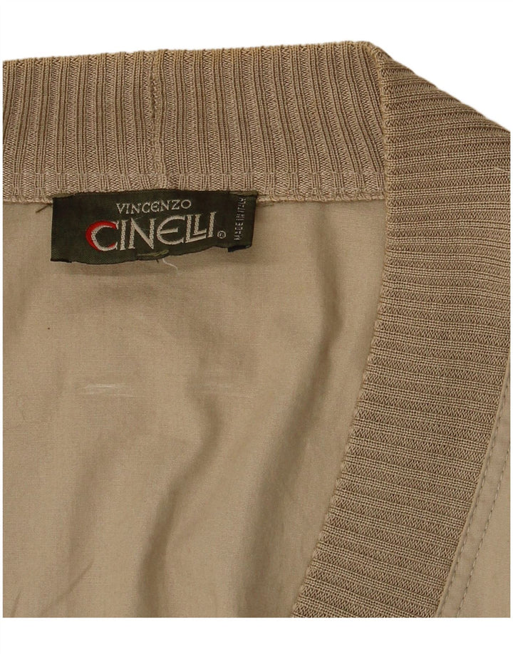 Vintage Bomberjakke til mænd UK 42 XL Beige