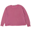 Zara Womens Boat Neck Jumper Sweater UK 14 Medium Pink