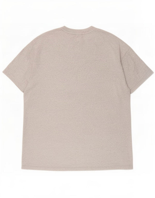 Męski T-shirt Puma o luźnym kroju, mały, szary nakrapiany