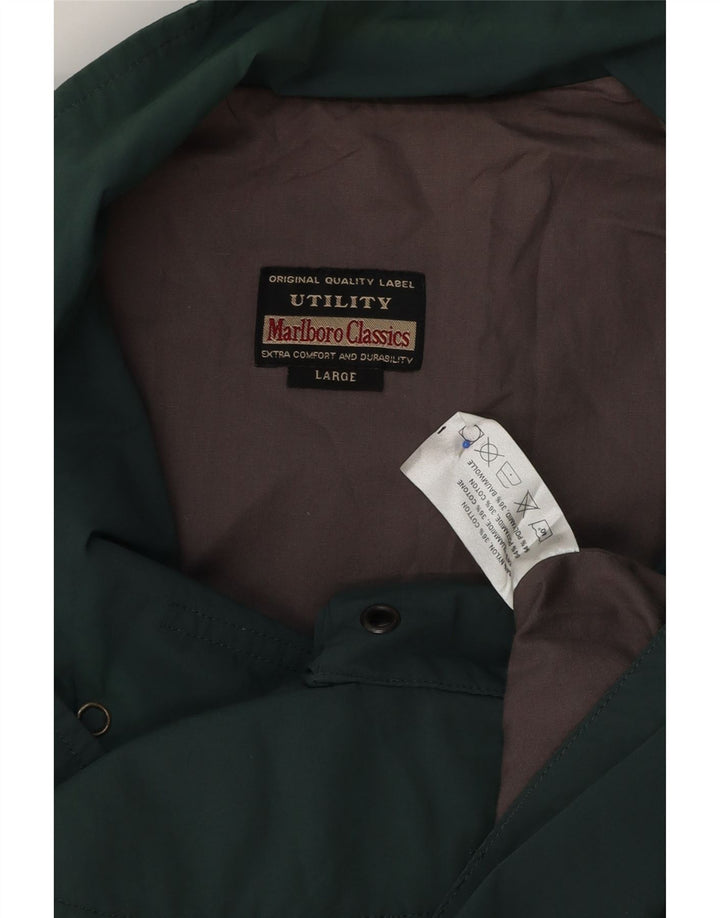 Marlboro Classics Herre Utility Gilet UK 40 Large Green Polyester