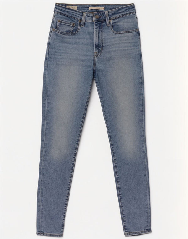 Levi's Damen 721 High Rise Skinny Jeans W27 L28 Blau