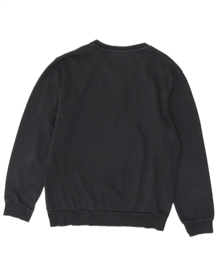 PUMA Mens Graphic Sweatshirt Jumper Small Black Cotton