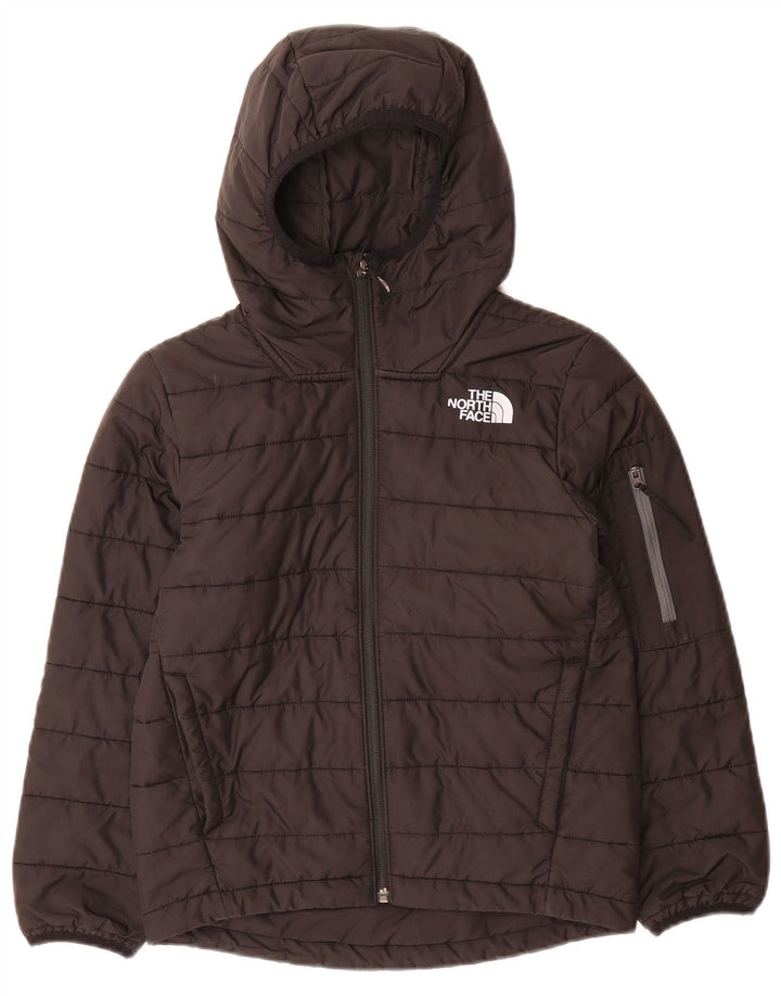 The North Face Boys kapucnis, párnázott dzseki 9-10 éves közepes fekete poliészterből