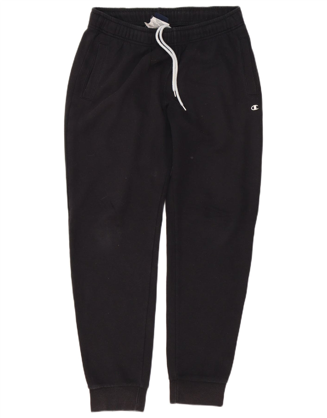 Champion Mens Tracksuit Trousers Joggers Medium  Black Cotton