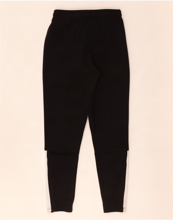 Puma Boys Tracksuit Trousers 11-12 Years Black Colourblock Polyester