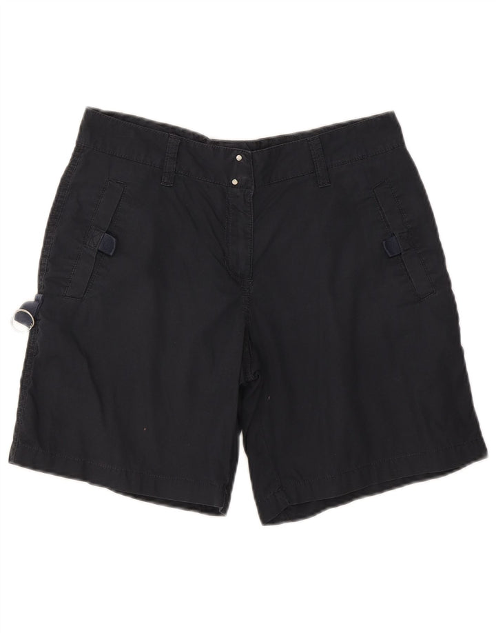 North Sails Womens Cargo Shorts IT 42 Medium W30  Black Cotton