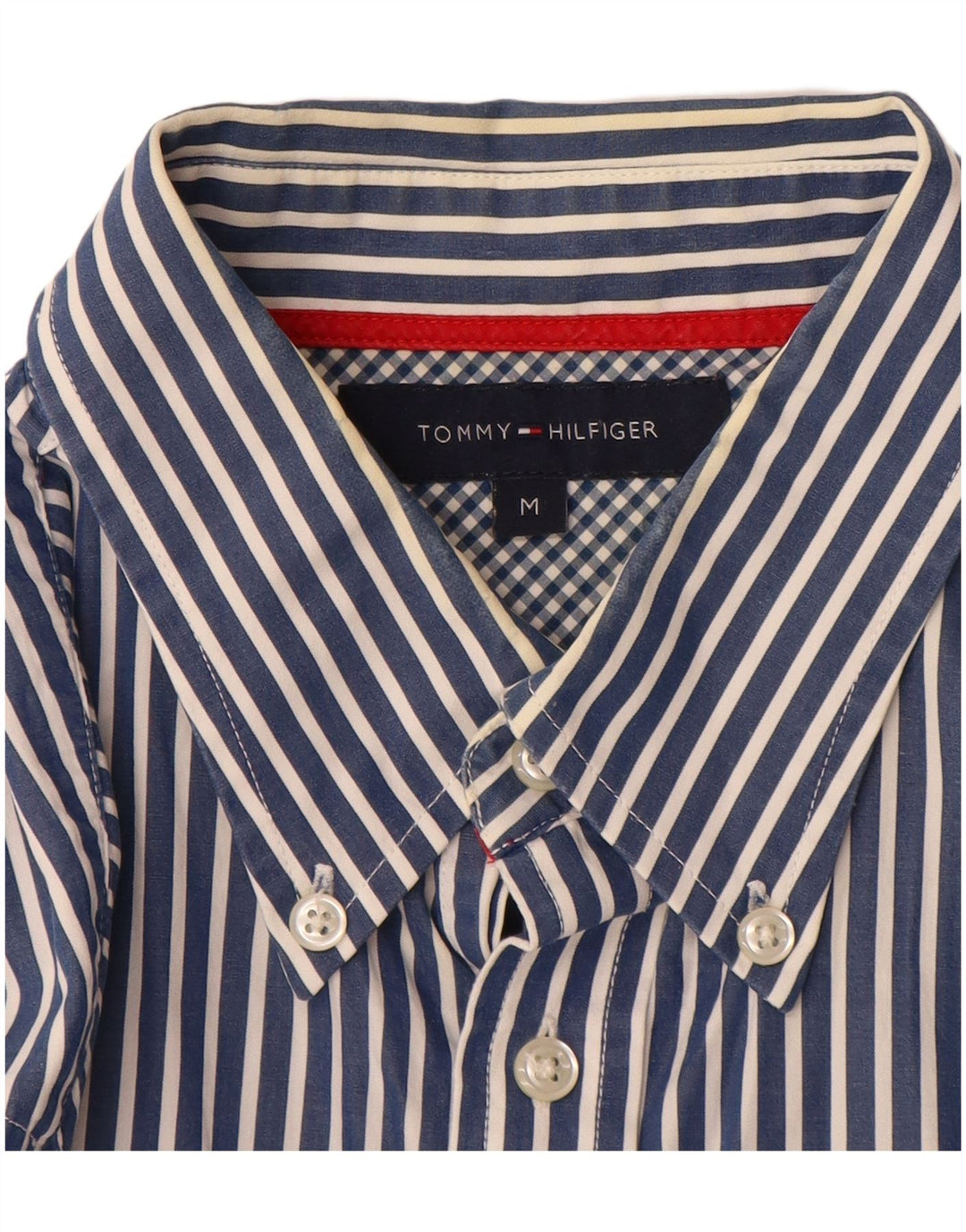 Tommy Hilfiger Herreskjorte Medium Blue Pinstripe Bomuld