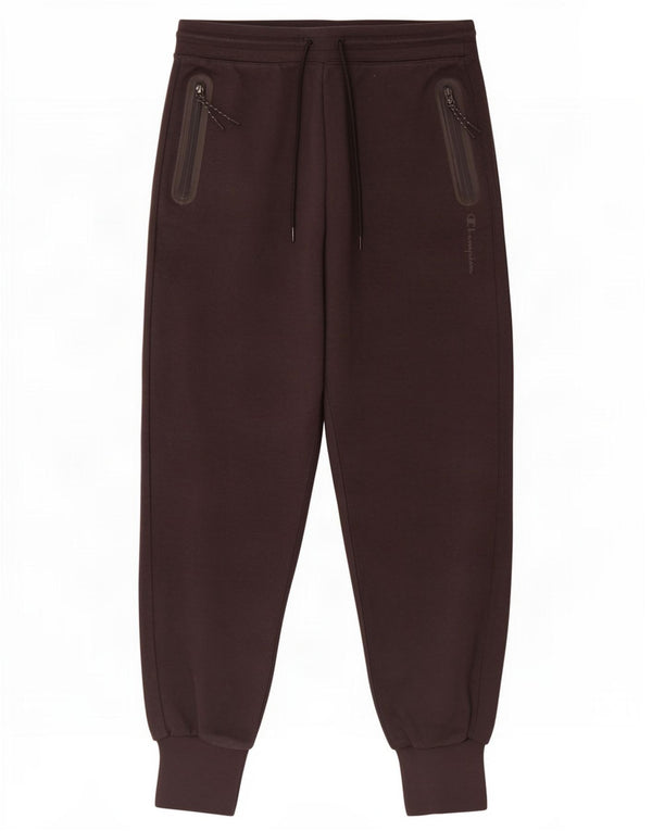 Champion Pantalon de survêtement pour femme Joggers UK 14 Large Noir Coton