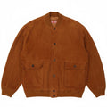 Giubbotto Bomber Jolly Uomo In Pelle Scamosciata IT 58 4XL Pelle Marrone