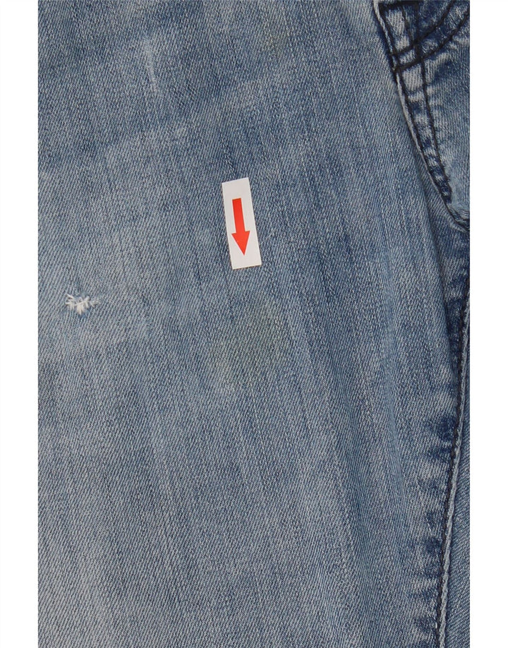 Gas Mens Straight Jeans W36 L29 Blue Cotton