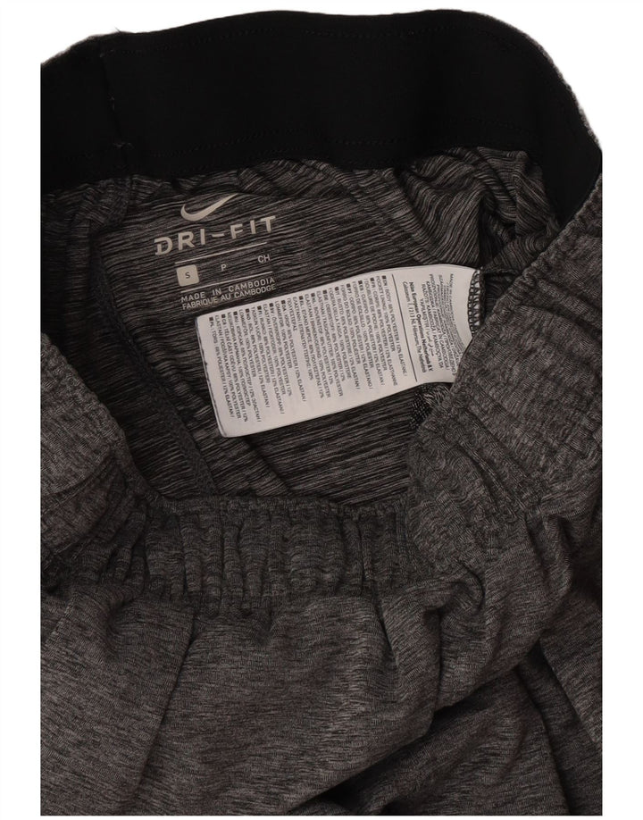 Męskie spodenki sportowe Nike Dri Fit, małe, szare, poliestrowe