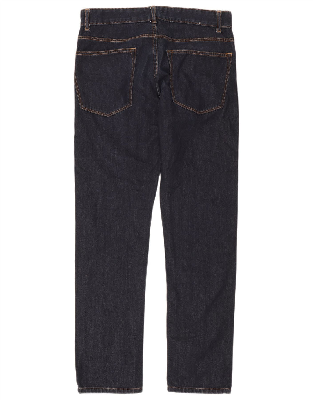 Benetton Mens Slim Jeans W31 L31 Navy Blue Cotton