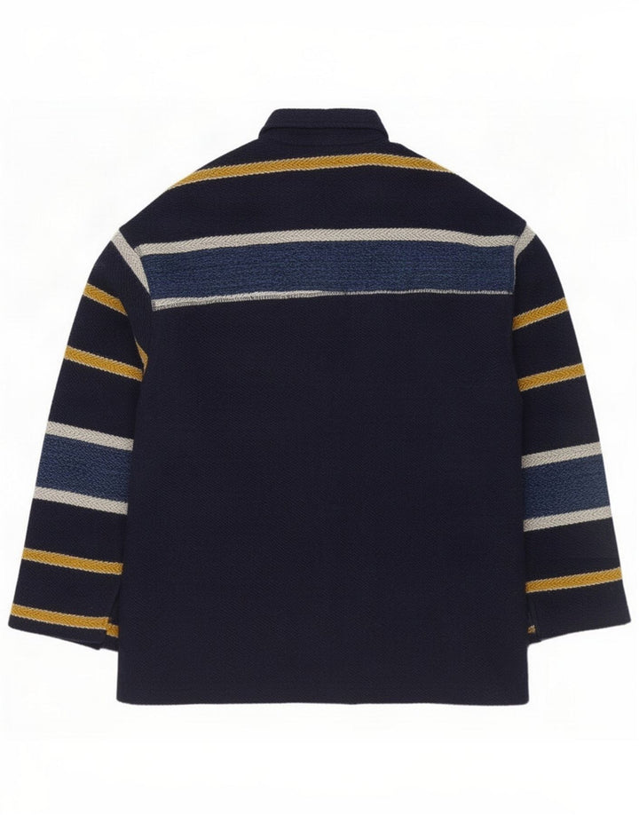 Junior.D Boys Bomber Jacket 15-16 År Marineblå Stribet