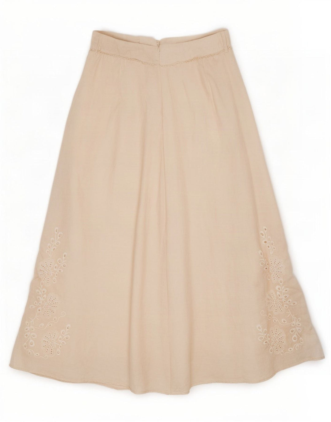 Zara Womens Maxi Skirt Medium W28 Off White Floral