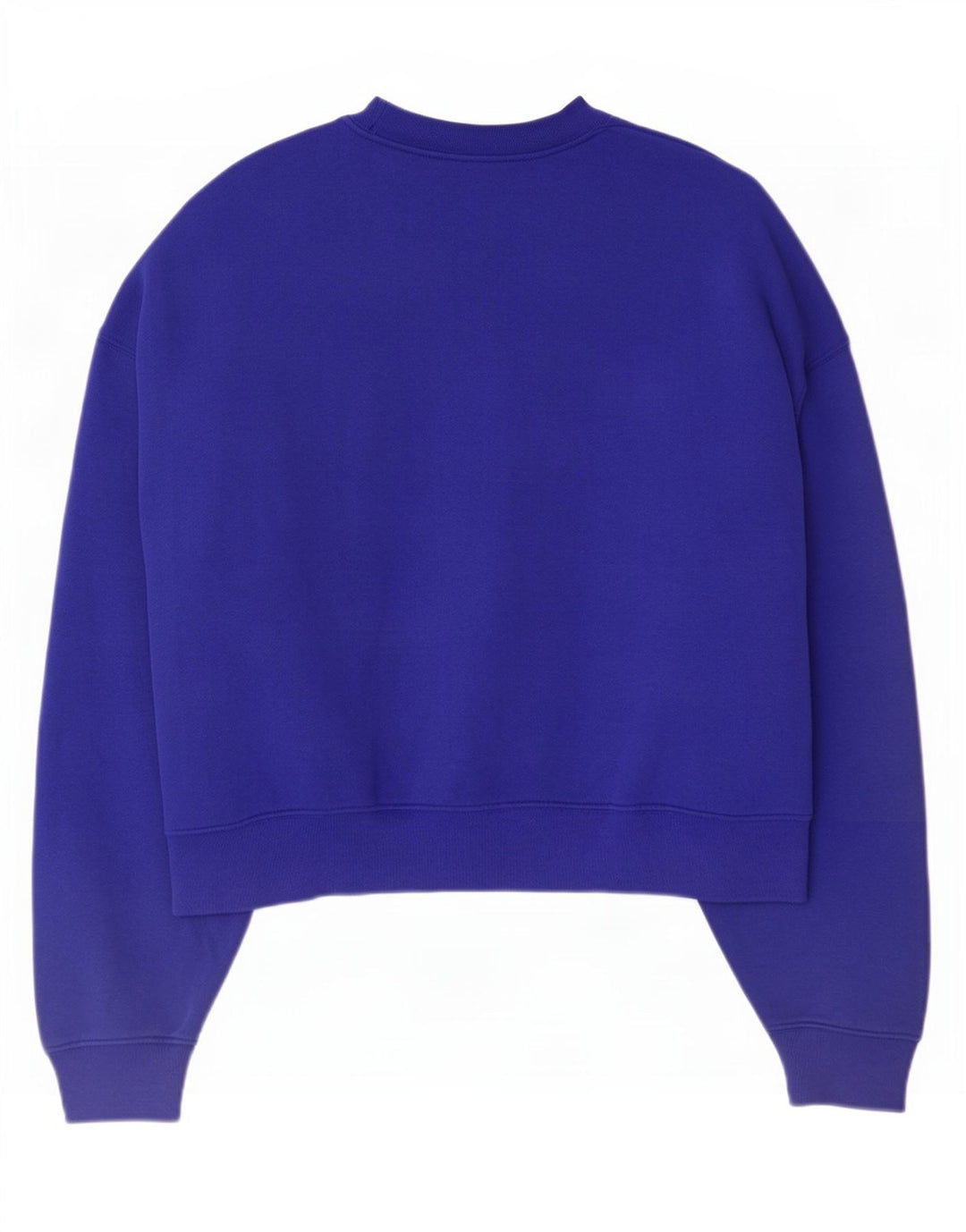 Adidas Womens Oversized Sweatshirt Jumper UK 12/14 Medium Blue Cotton