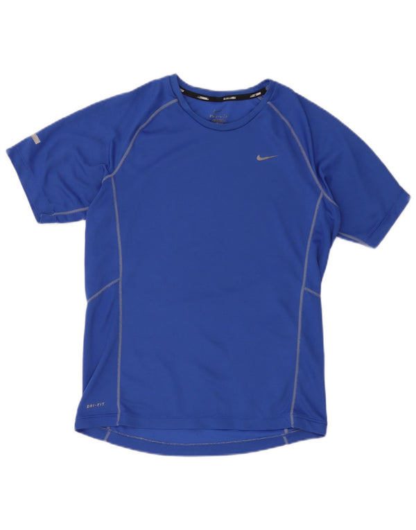 Nike Mens Dri Fit T-Shirt Top Small Blue