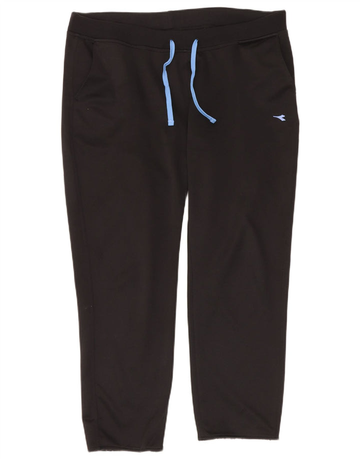 Diadora Mens Tracksuit Trousers XL Black Polyester