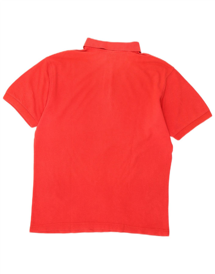 Think Pink Mens Polo Shirt Small Red Cotton