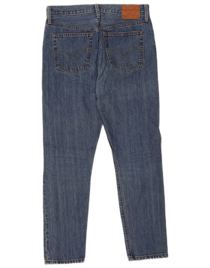 Levi's Mens 501 Straight Jeans W28 L28 Blue Cotton