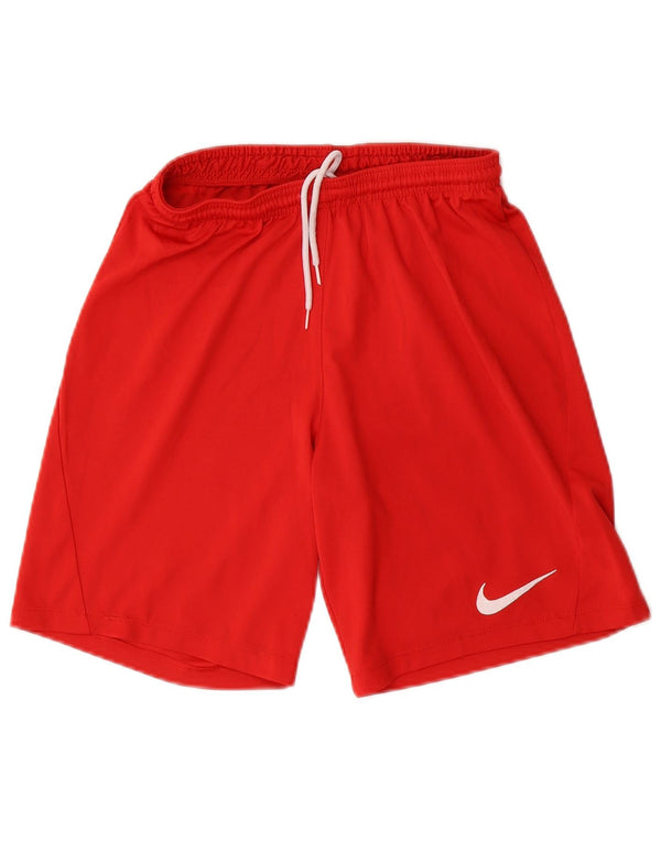 Nike Mens Dri Fit Slim Sport Shorts Small Red Polyester