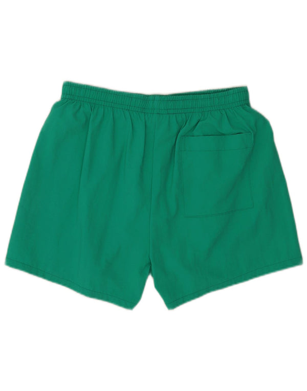 Vintage Mens Regular Swimming Shorts IT 50 Large Green Polyamide