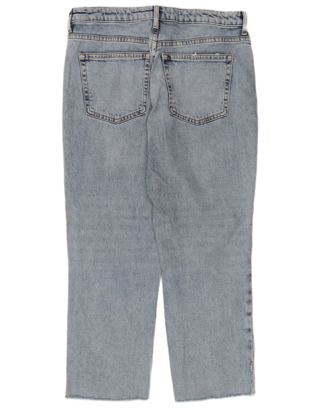 Topshop Womens Straight Jeans W30 L24 Blue Cotton