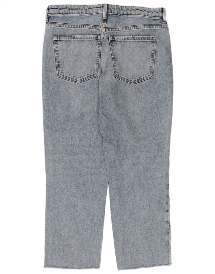 Topshop Womens Straight Jeans W30 L24 Blue Cotton