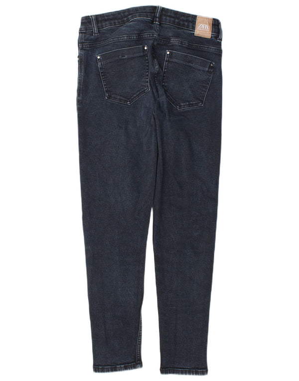 Blugi slim pentru femei Zara EU 40 Medium W30 L26 Bumbac bleumarin