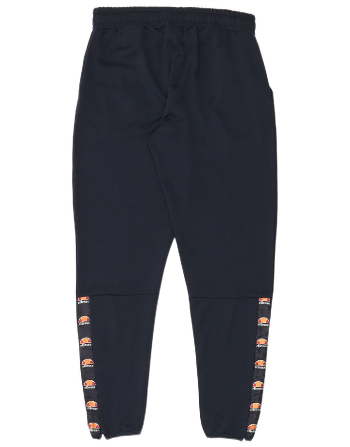 Ellesse Mens Tracksuit Trousers Large Navy Blue Polyester