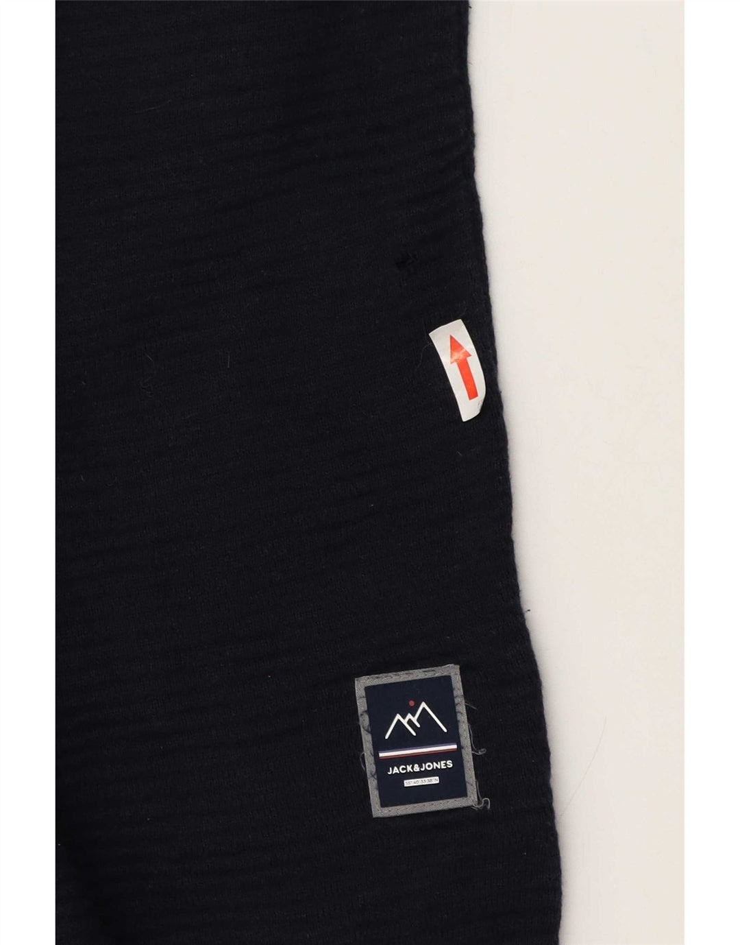 Jack & Jones Mens Crew Neck Jumper Sweater Small Navy Blue Colourblock