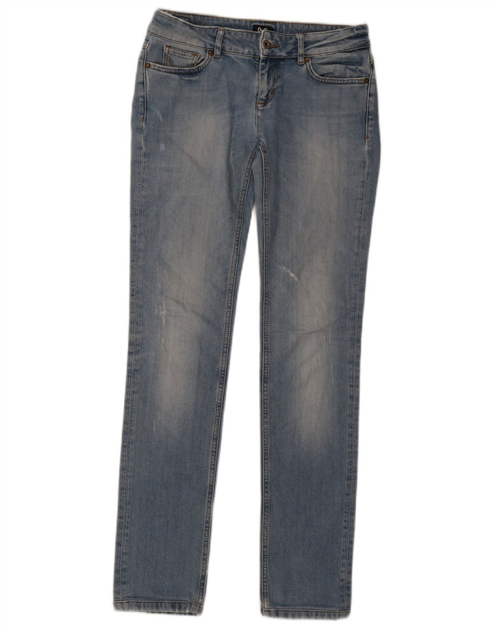 Dolce & Gabbana Dame Distressed Slim Jeans W29 L32 Blå Bomuld