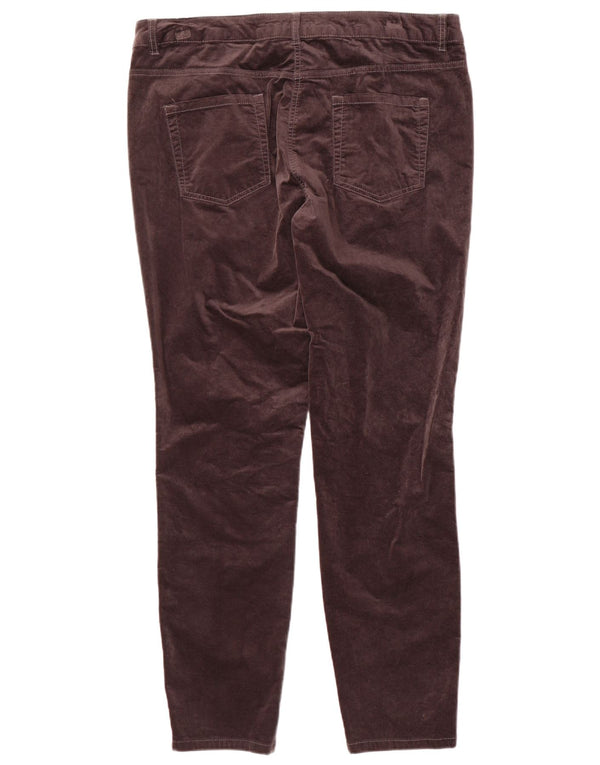 Calça casual feminina M&Co cônica UK 18 XL W36 L30 algodão cinza