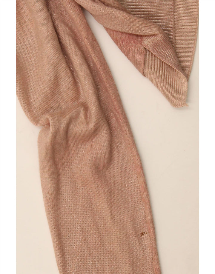 Zara Womens Boat Neck Jumper Sweater UK 14 Medium Beige