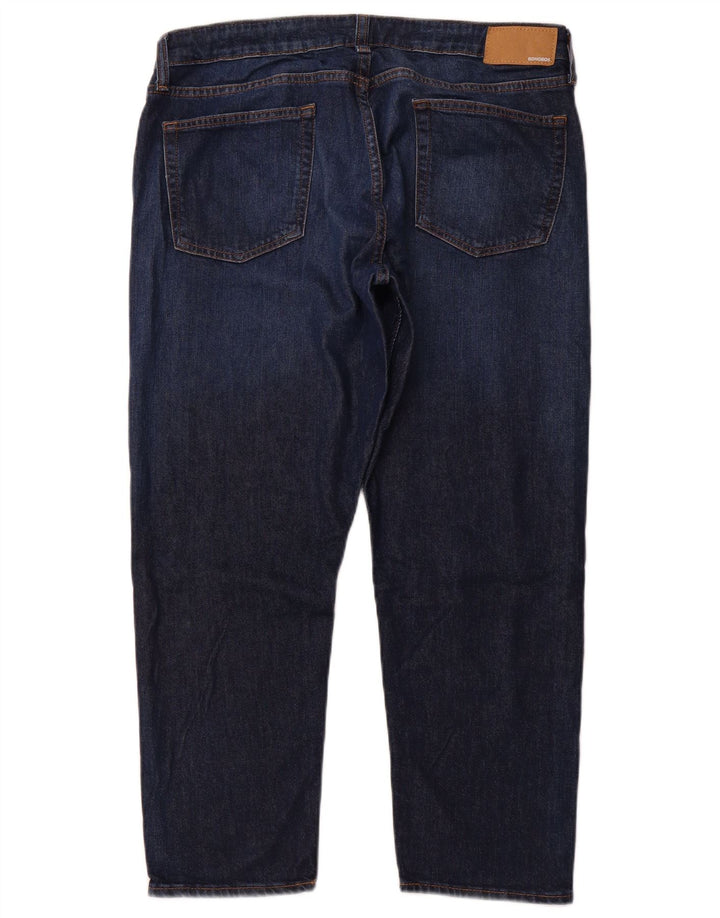 BONOBOS Mens W34 L28 Navy Blue Cotton
