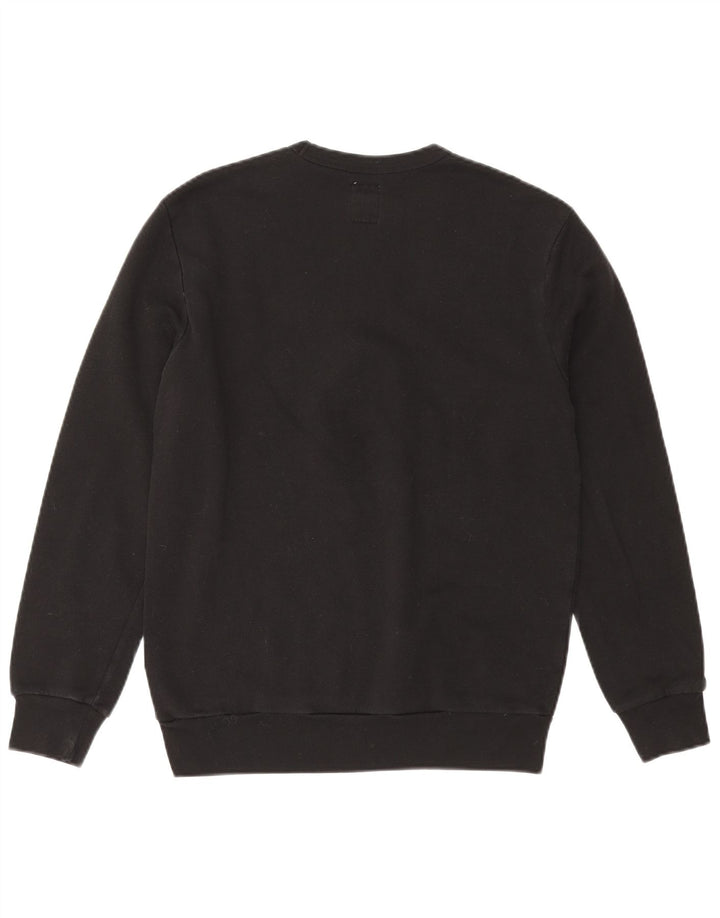 GAP Mens Graphic Sweatshirt Jumper Small Black Cotton