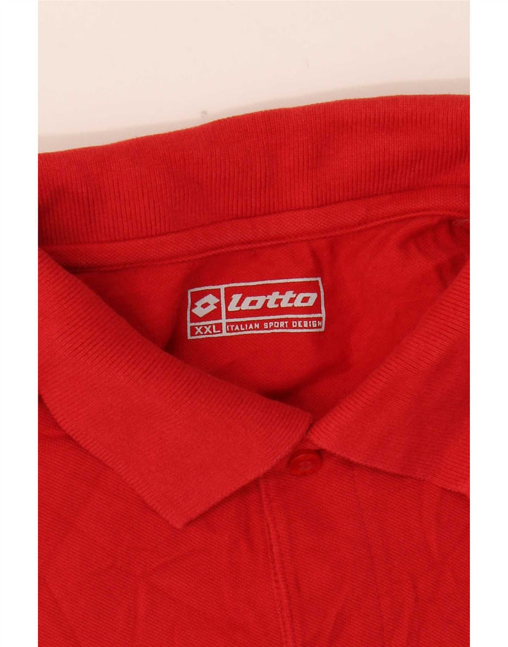 Polo da uomo Lotto 2XL Rossa