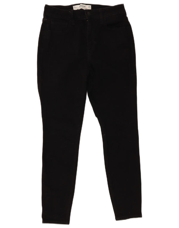 Hollister Damen Curvy High Rise Super Skinny Jeans W29 L26 Schwarz Baumwolle