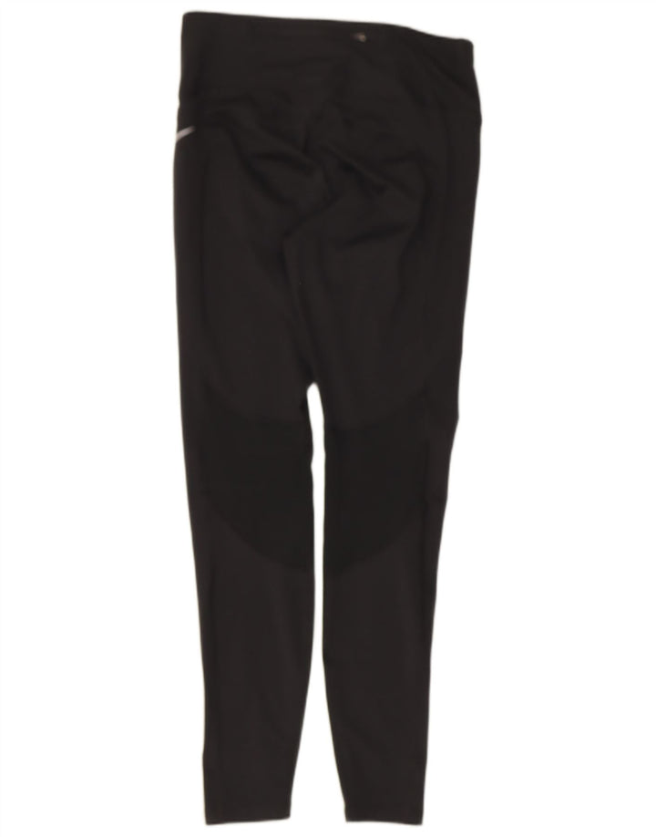Женские леггинсы Nike Dri Fit UK 12, средний черный полиэстер